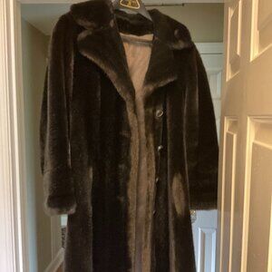 Vintage 3/4 length Mincara Styled by Russel Taylor, Faux Fur